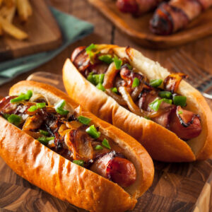Sandwich hot dog